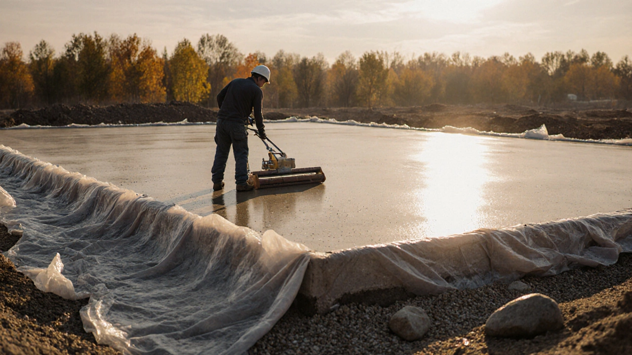 Как залить бетонную площадку, чтобы она не треснула: пошаговая инструкция