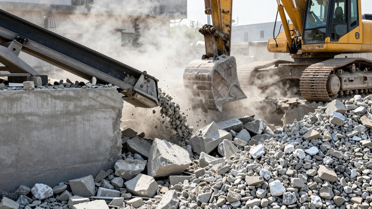 Можно ли превратить бетон в гравий? Разбор процесса и практические ограничения