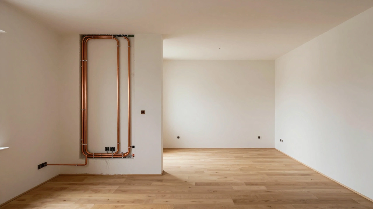 Сравнение инженерных коммуникаций и финальной внутренней отделки дома