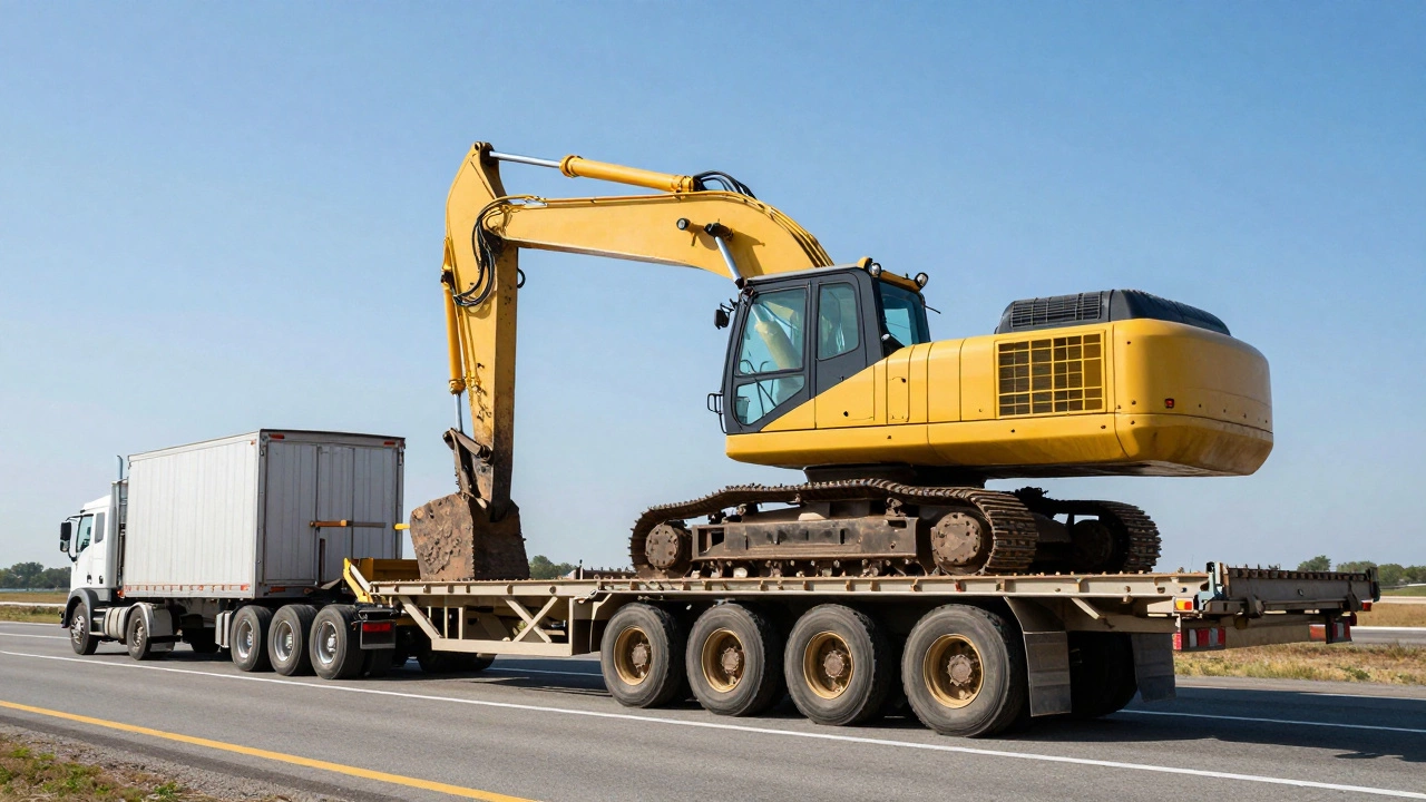 Тралы и платформы: как называется машина для перевозки строительной техники